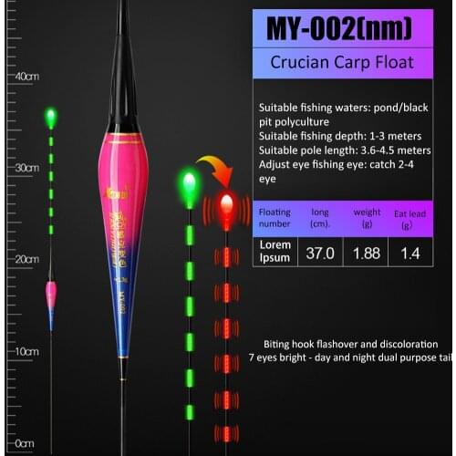 Smart Fishing Fish Float LED Light Emitting Electronic Buoy Fishing Gear Equipment Gravity Sensor Chip Night Fishing Accessories