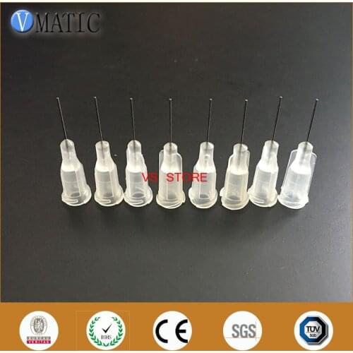 High Quality 1000 Pcs 0.5'' 27G TE Premier Dispensing Tips 1/2 Inch Tubing Length Dispense Needles