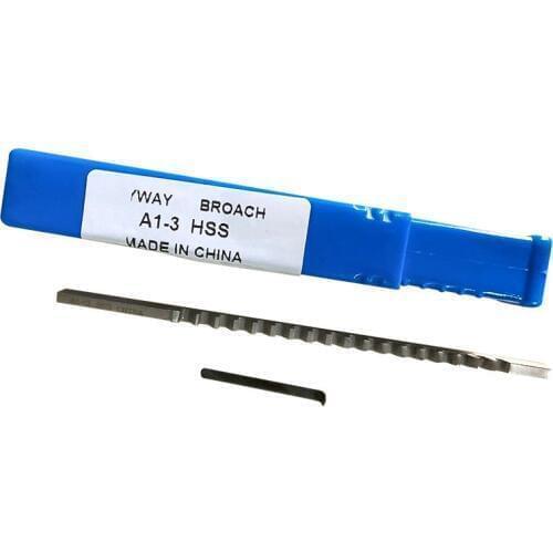 2mm A 3mm A Push-Type Keyway Broach Metric Sized High Speed Steel for CNC Cutting Machine Tool