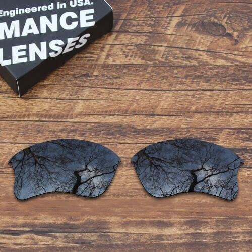 ToughAsNails Polarized Replacement Lenses for Oakley Flak Jacket XLJ Sunglasses Black Color (Lens Only)