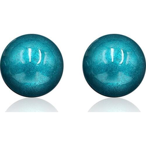 Fruit Orange Green Elegant Casual Ladies earrings Soft Light Enamel Big Circle Earrings Temperament Ear Clips Ear Jewelry 2019