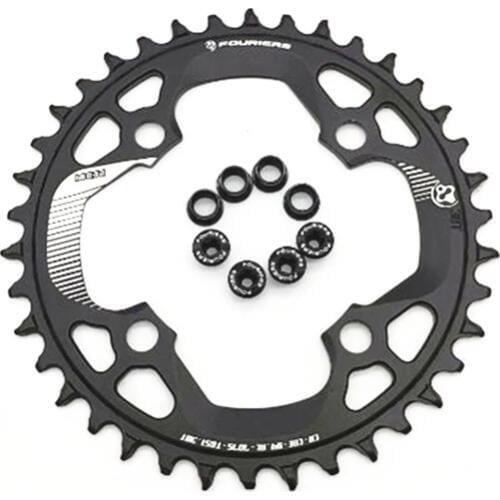 FOURIERS MTB Bicycle Chainring 94 BCD Round mountain bike Narrow Wide Chainring 36T 38T Bike Chainwheel