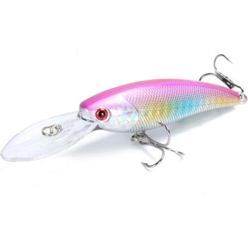 1PCS Minnow Lure 9Cm 8.6g Topwater Hard Wobbler Jig Bait Crankbait Carp Striped Bass Pesca Fishing Tackle SwimBait