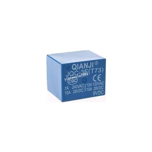10pcs JQC-3F(T73) DC 9V 9 V 5PIN 250VAC 28VDC Mini Power Relay SPDT