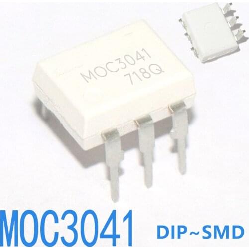 10PCS/lot MOC3041M MOC3041 MOC3041VM DIP-6 MOC3041 SOP original In Stock