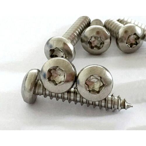20pcs M3.9 304 pan head Round heads Plum self-tapping nail tamper Star torx screw 9.5mm-32mm Length