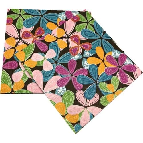 33*33cm 20pcs Color Printed Paper Napkin Decoupage Table Paper Napkins Elegant Tissue Vintage Towel Birthday Wedding Party Decor