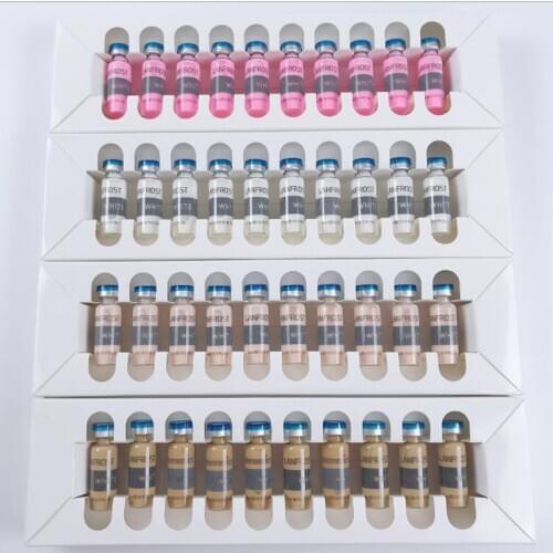 5ml Stem Cell Gold Ampoule BB Cream Glow Dermawhite Liquid Foundation Mesowhite Whitening Serum Microneedle Anti Aging Therapy