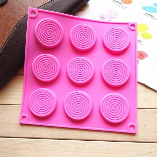 9 Manual soap mould made from coil of mosquito coil silicone cake