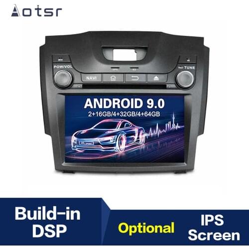 Android 9 4+64G DSP IPS Car Player GPS Navigation For Chevrolet S10 D-MAX 2013-2017 Head Unit Multimedia Player Tape Recorder