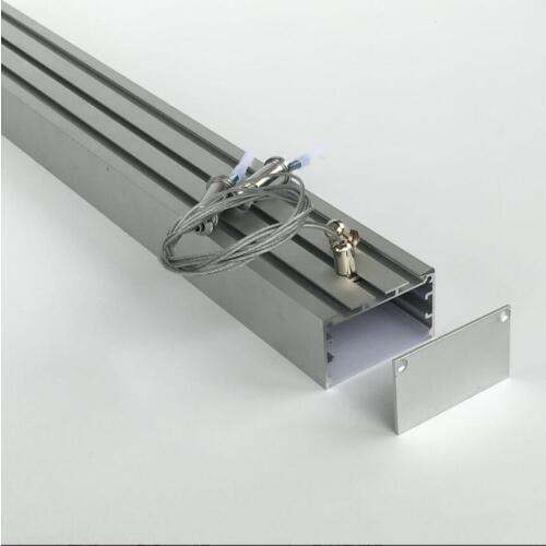 Free Shipping 1.8m/pcs 10pcs/lot Suspended high quality extruded aluminum profile 35*35, LED strip aluminum profile