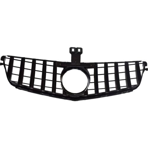 Charm2021 Fit For of the Modification Mercedes Benz 07-14 C-class 204 Vertical Bar Gt-r Diamond Sky Star Air Intake Grille
