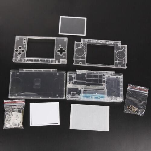 Full Replacement Housing Shell Screen Lens Crystal Clear Housing Case Cover Repair Tools Parts Kit For Nintendo DS Lite