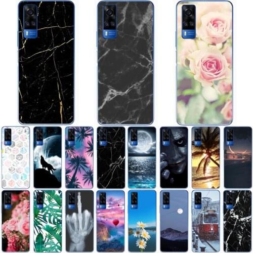 For VIVO Y31 2021 Case Fashion Silicone Soft TPU Cute Back Cases for vivo y31 2021 Phone Cover Funda Coque