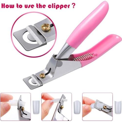 Fake Nail Cutter Professional Nail Straight Nail Cut Tips Edge False Acrylic Nails Cutter Manicure Guilloti J5X9