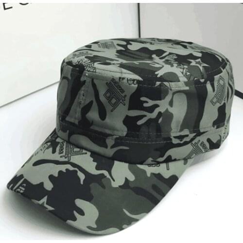 Camouflage Baseball Cap Men Women Tactical Flat Caps Outdoor Sports Camping Hiking Sunhat Hunting Sun Caps New Fashion