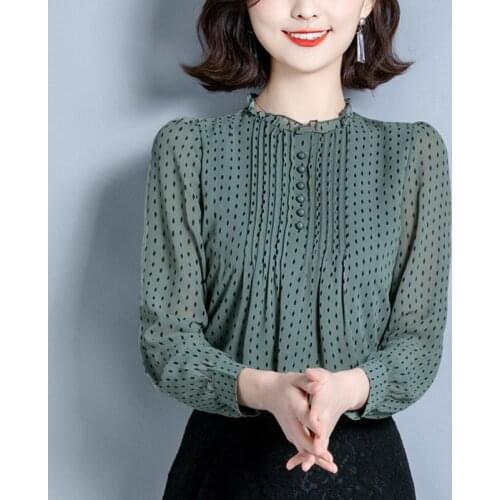 LJSXLS Womens Chiffon Blouses