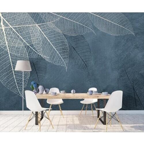 Bacal Custom 3D mural wallpaper abstract modern leaf background painting background wall beauty home decor