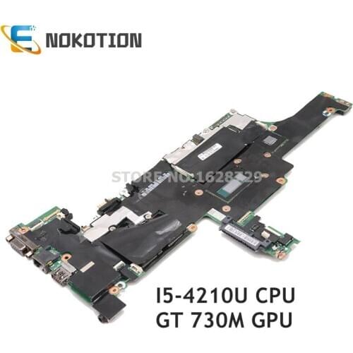 NOKOTION 00HW096 VILT0 NM-A051 Mainboard For Lenovo ThinkPad T440S laptop motherboard I5-4210U CPU GT 730M GPU