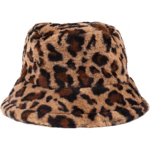 Bucket Hat in Fur Made Unisex Wind Protection Hat Outdoor Winter Hats for Women Men Teens Warm Keeper in Winter