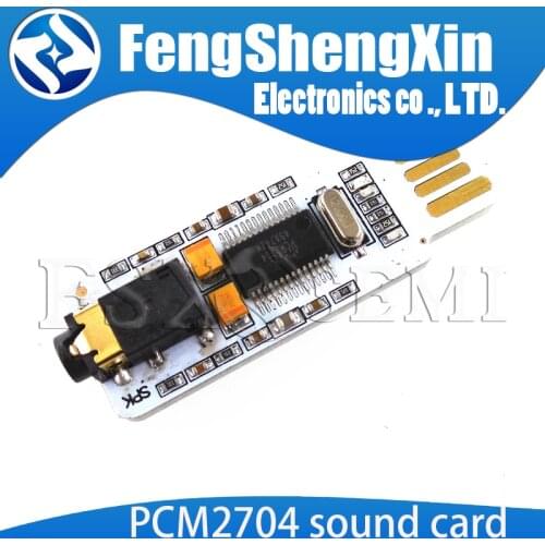 PCM2704 Mini USB sound card DAC audio card Desktop laptop external access independent drive Module