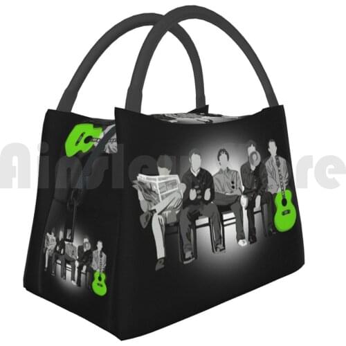Portable Insulation Bag Wonderwall Blur Wonderwall 90S Rock Britpop Rock N Roll Music Morning Glory Noel