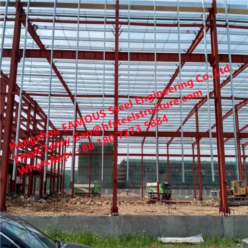 Structural Steel Fabrication Industrial Steel Buildings For Warehouse Frame