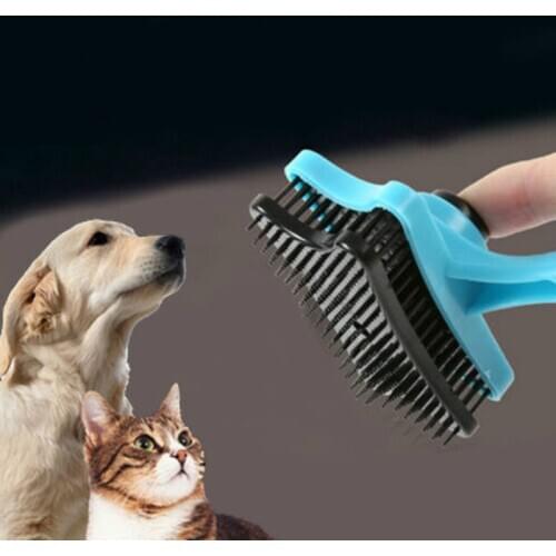 Dog Grooming Toll Comb Pet Brush Combs for Pet Hair Remover Cats Fur Cleaning Pet Grooming Supplies Automatic Hair Brush Trimmer