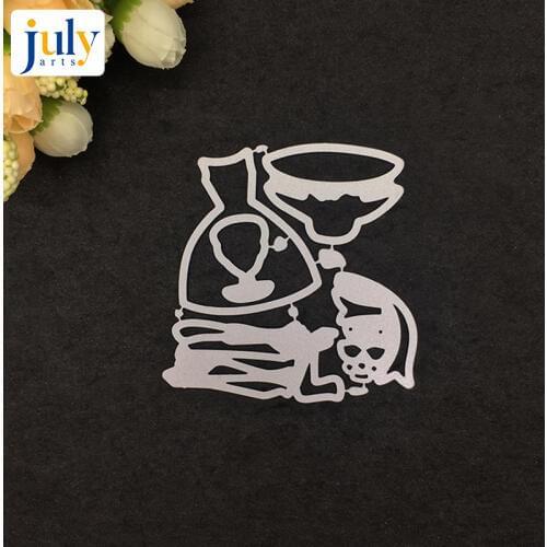 Julyarts Carbon Steel Material Cutting Cutter Paper Cutting For DIY Scrapbooking Dies Metal Dress Woman Embossing Craft Dies