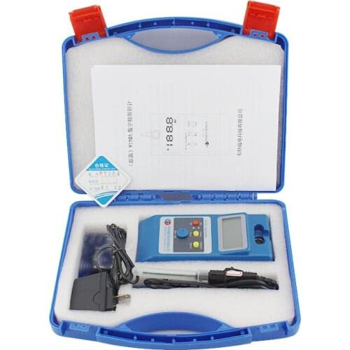 Handheld digital Gaussmeter Tesla meter WT10A WT-10A the fluxmeter surface magnetic field tester with Ns function + Metal probe