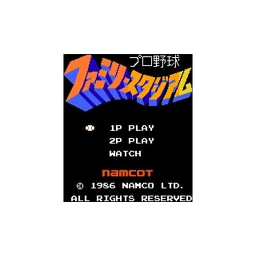 Family Stadium - Pro Yakyuu Region Free 60 Pin 8Bit Game Card For Subor Game Players
