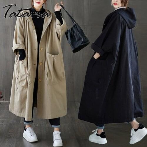 Tataria Women's Hooded Trench Coats