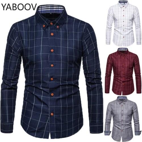 YABOOV Men's Long Shirts