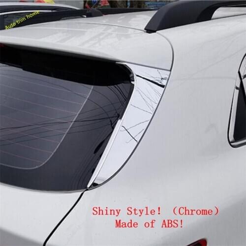 Side Door Rear View Window Spoiler Cover Trim Triangle Insert Garnish Bezel For Kia Rio 4 X-line 2017 - 2020 Auto Accessories