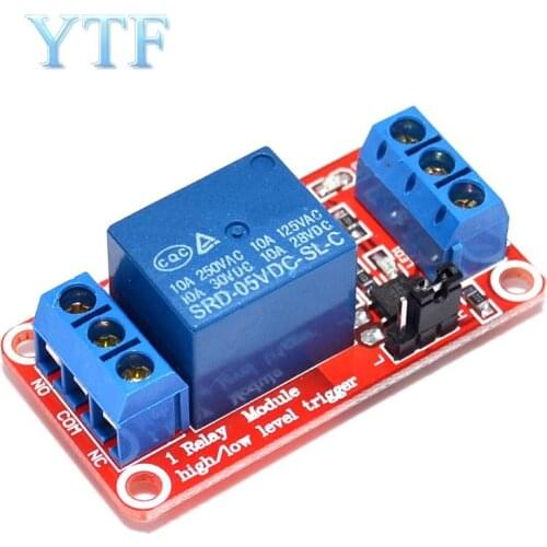 1 channel with optocoupler isolation support high and low level trigger relay module expansion board 5V12V