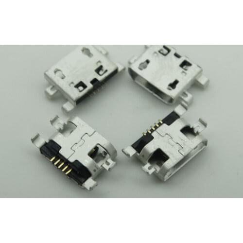 100pcs/lot Micro USB Connector 5Pin,usb charging Port socket jack female For Huawei Y300 Y220-T10 Y220T C8812 U960S