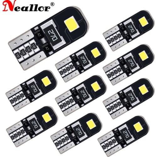 10x W5W T10 LED Canbus Bulb for BMW Mini Cooper R56 R53 E90 E46 F20 F10 E39 Z4 Car Interior Dome Light Trunk Lamp Parking Lights