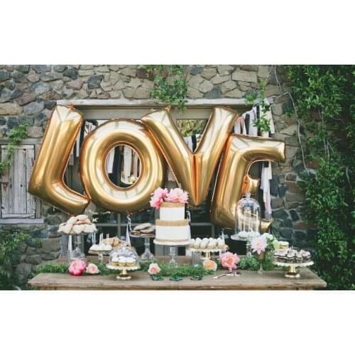 2016 Wedding balloons LOVE marry Decorative letters aluminum balloons birthday 40-inch letters foil balloons party decoration b