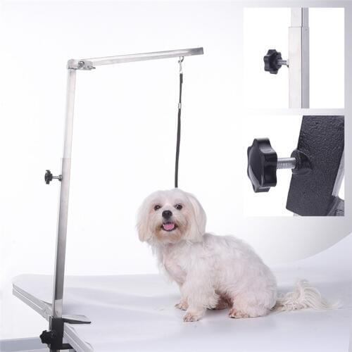62 cm Adjustable Stainless Steel Pet Dog Cat Foldable Grooming Arm