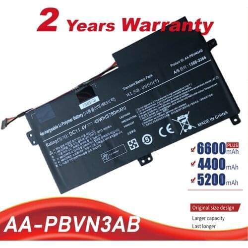 New Laptop Battery 11.4V 43WH 3780MAH for SAMSUNG 5 Series 510R NP470 NP470R5E AA-PBVN3AB BA43-00358A Batteries