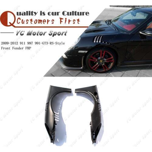 Car Accessories FRP Fiber Glass 991-GT3-RS-Style Front Fender Fit For 2009-2012 911 997 Front Fender Flares