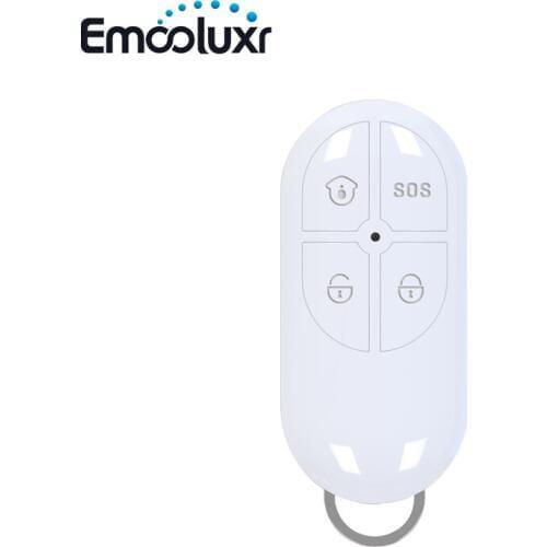 Wireless 4-key Remote Control Arm/Disarm/Home Arm/SOS Button Keyfob for Focus ST-IIIB ST-IIIGW ST-VGT ST-V GSM Intruder Alarm