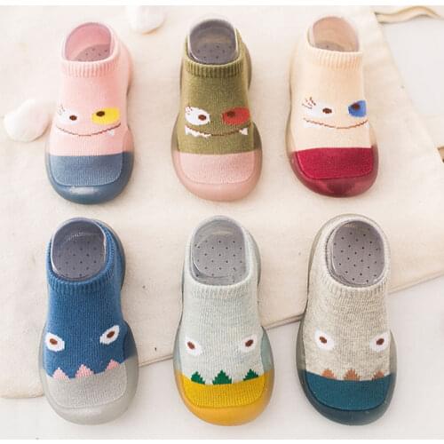2021Baby Shoes Boy Girl Fashion Toddler Shoes New Born Cartoon First Walkers Lovely Baby Booties Fashion Kids Anti-Slip Sneakers