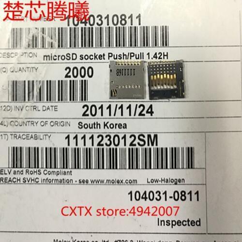 CHUXINTENGXI MOLEX 1040310811 For G8 SD TF Card Reader Connector