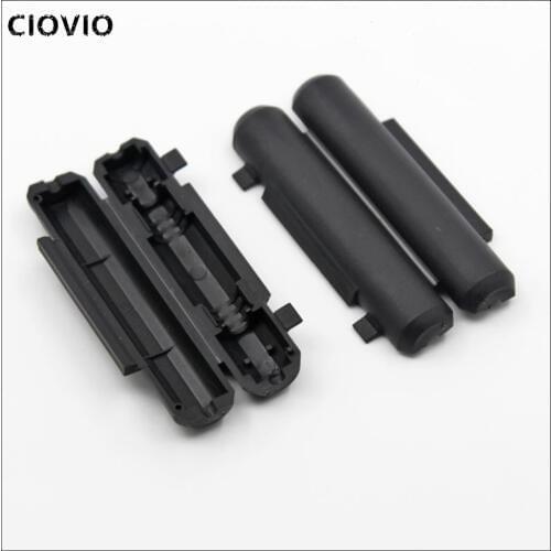 CIOVIO 100pcs 6*30 mm glass fuse holder 6x30 clamshell single tube fuse tube peanut shell fuse holder