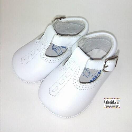 Peuques unisex pepito type for white napa baby, Tras-Tros