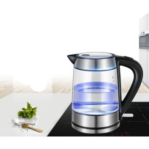 Electric kettle The glass electric is used to boil water and the automatically cuts off stainless steel