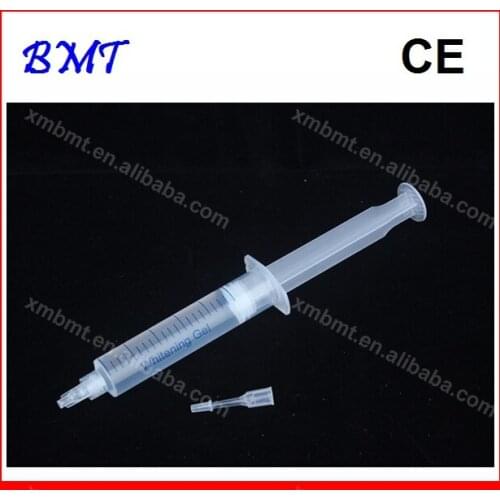 50 Pcs/lot 10ml Teeth Whitening Gel Syringe Tooth Whitener H Peroxide CE / Free Shipping