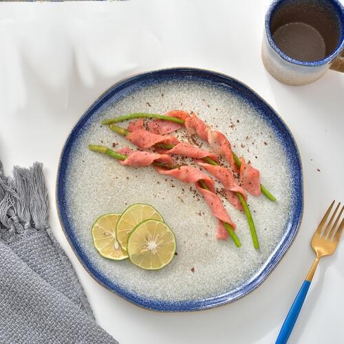 Gradient Plates Cup Bowl Food Dish Japanese Porcelain Tableware Dinner Plate Dinnerware Set