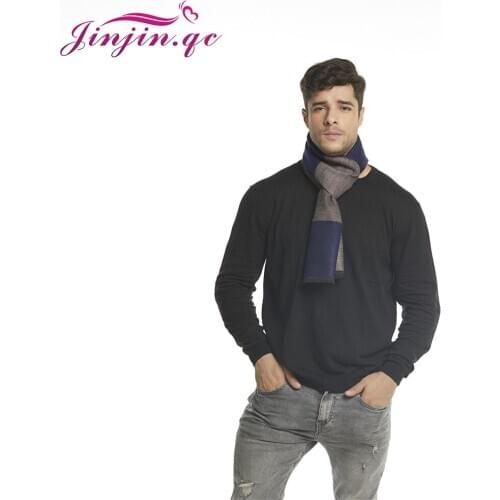 Jinjin.QC 2019 New Fashion Men Scarf Winter Cashmere Scarves and Shawls Autumn Pashmina Luxury Brand Echarpe Foulard 3 Colors